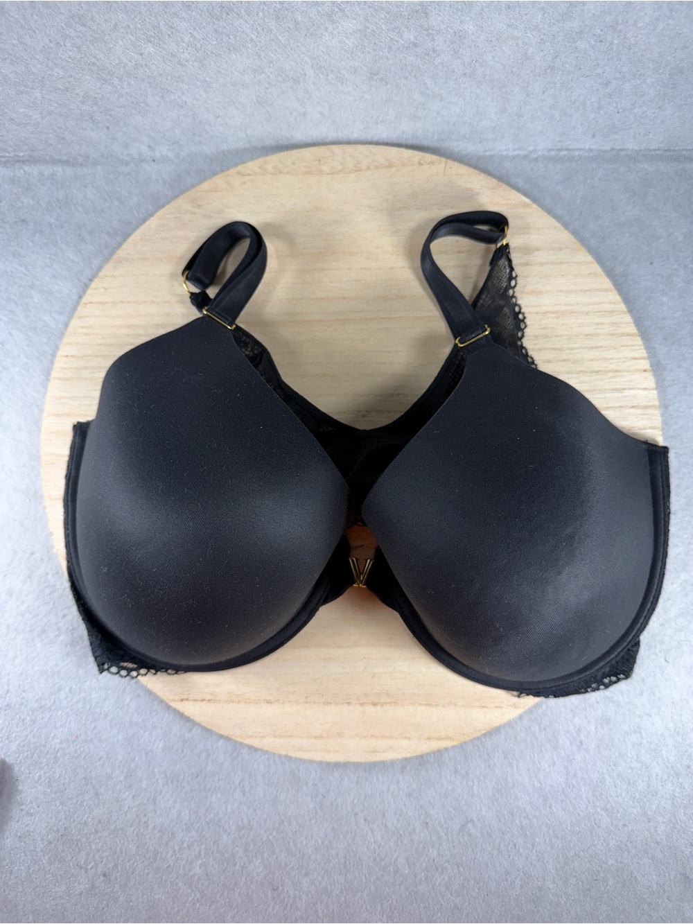 Victoria's Secret Front Close Uplift Demi Bra Black Lace 38DDD 2642986217